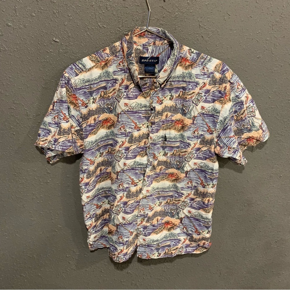Men’s Hawaiian Fishing Shirt